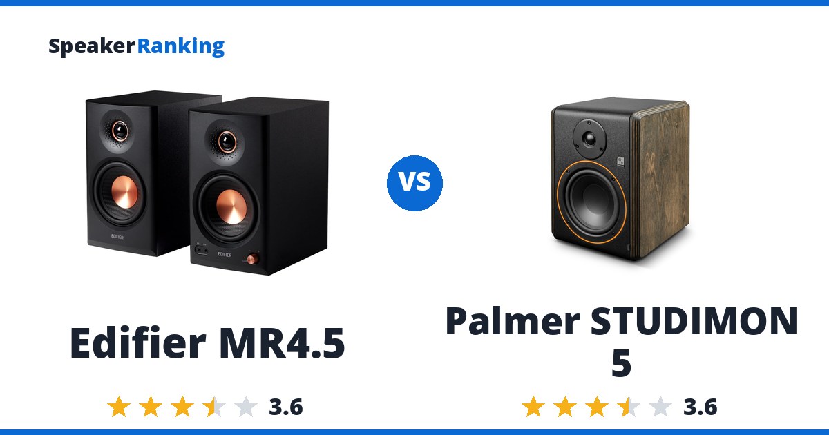 Edifier MR4.5 vs Palmer STUDIMON 5