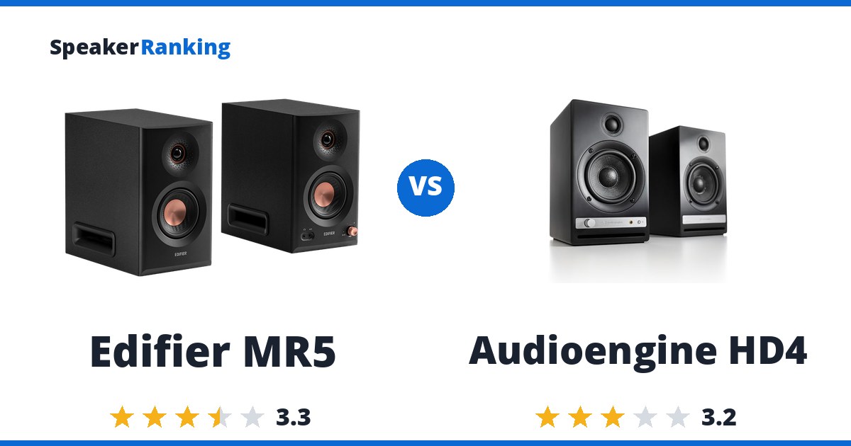 Edifier MR5 vs Audioengine HD4