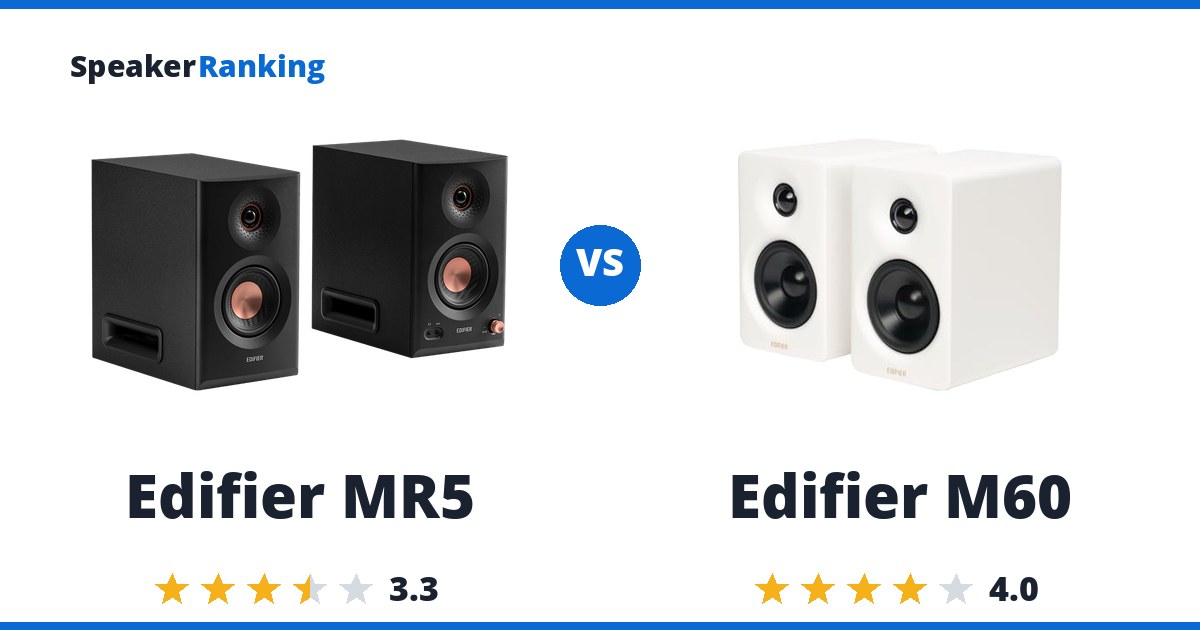 Edifier MR5 vs Edifier M60