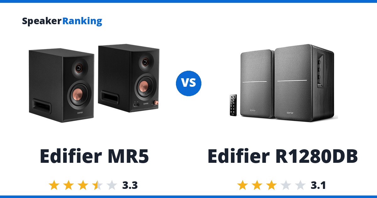 Edifier MR5 vs Edifier R1280DB