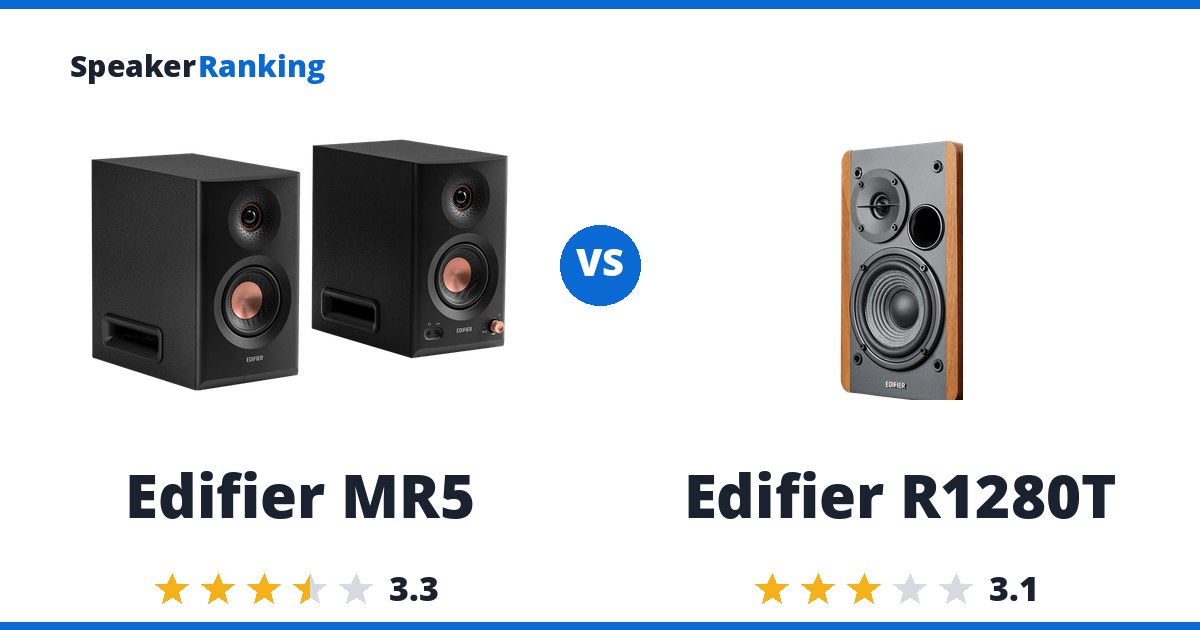 Edifier MR5 vs Edifier R1280T