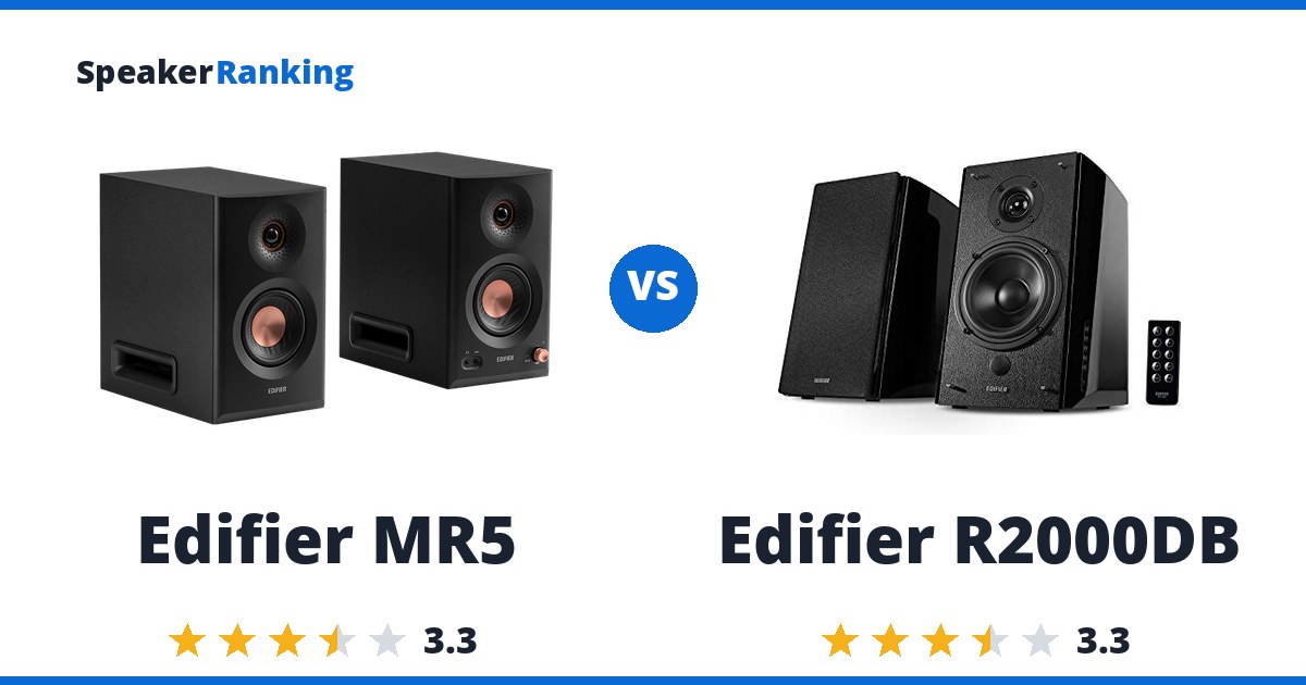 Edifier MR5 vs Edifier R2000DB