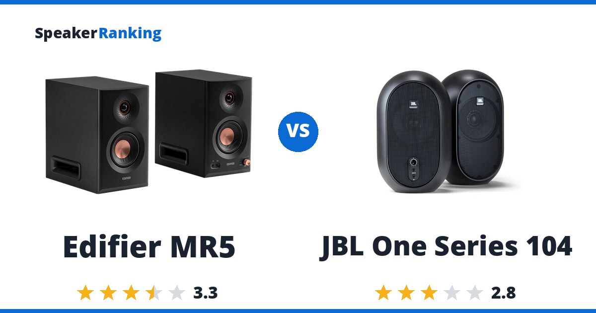 Edifier MR5 vs JBL One Series 104