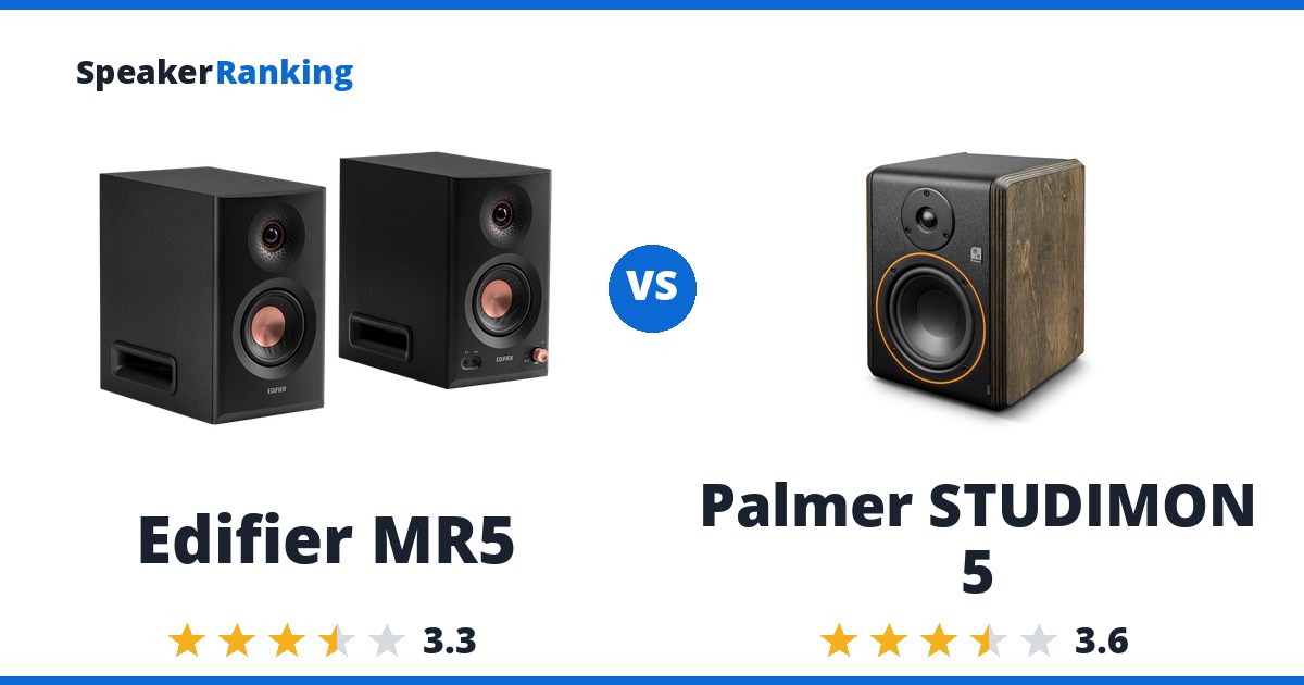 Edifier MR5 vs Palmer STUDIMON 5