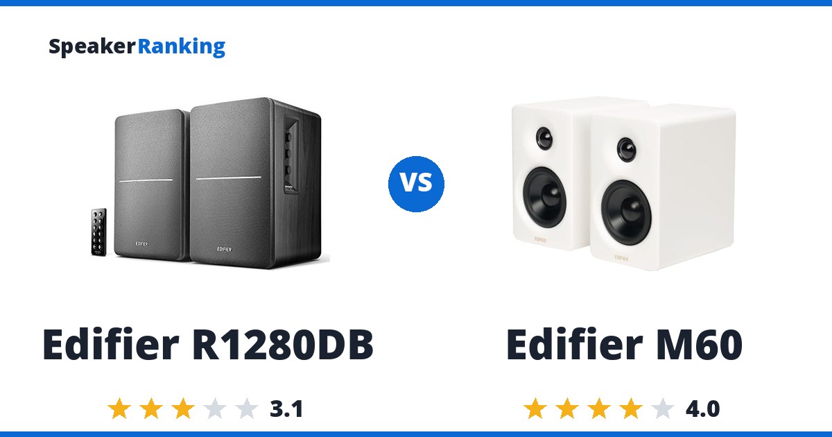 Edifier R1280DB vs Edifier M60