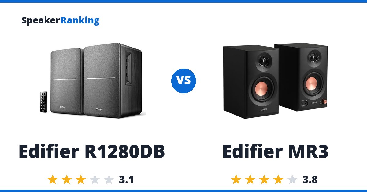 Edifier R1280DB vs Edifier MR3