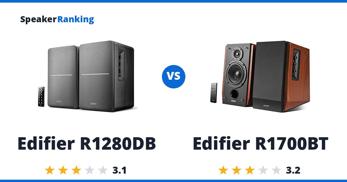 Edifier R1280DB vs Edifier R1700BT