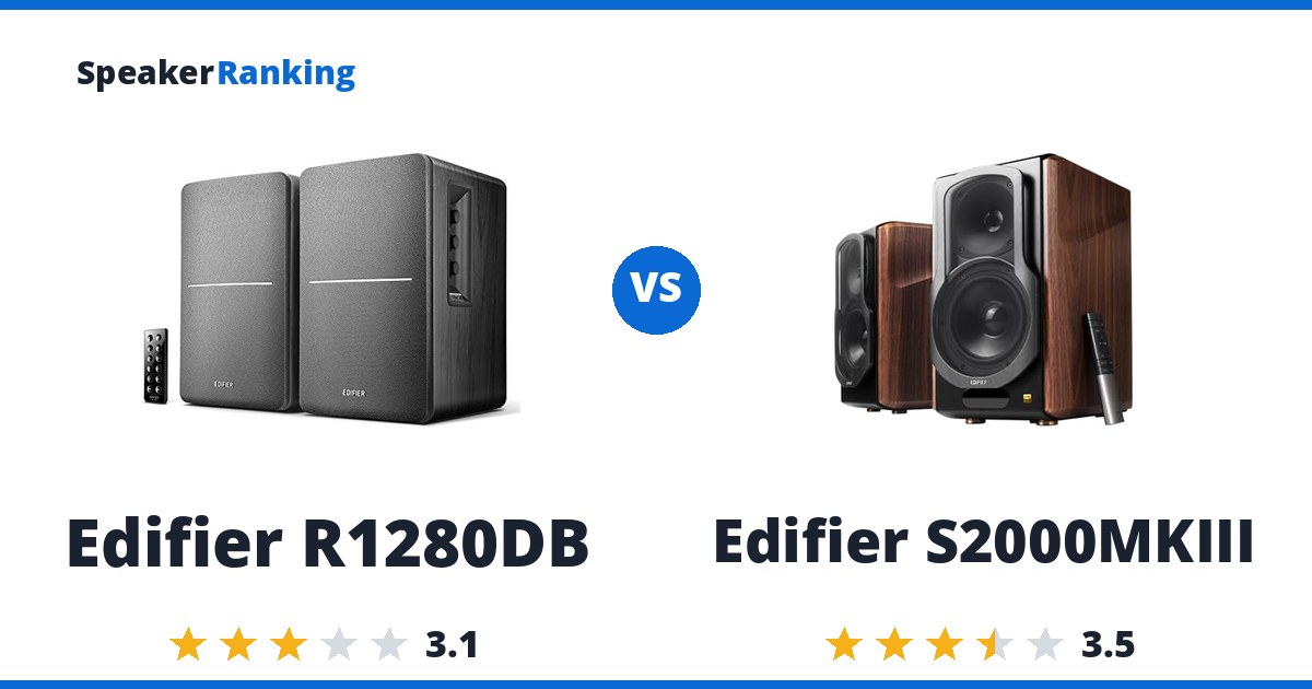 Edifier R1280DB vs Edifier S2000MKIII