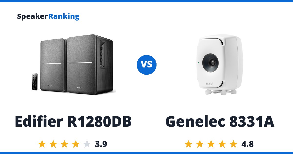 Edifier R1280DB vs Genelec 8331A