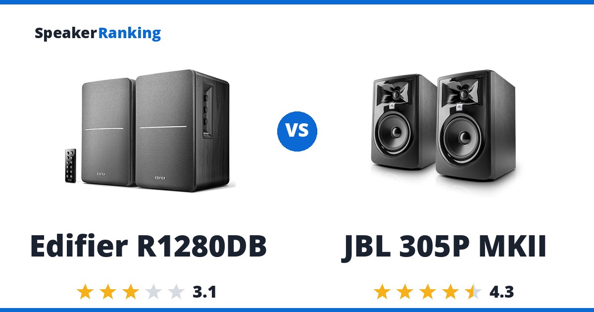 Edifier R1280DB vs JBL 305P MKII