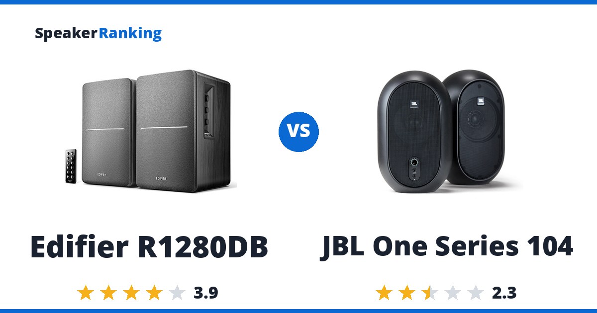 Edifier R1280DB vs JBL One Series 104