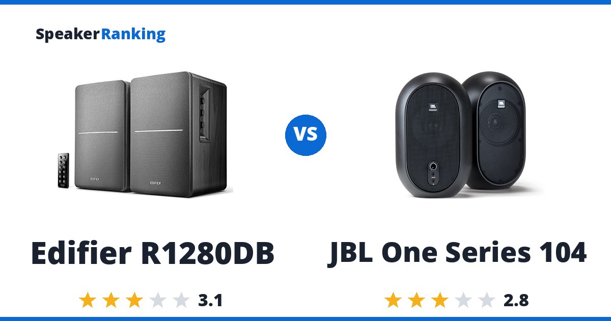 Edifier R1280DB vs JBL One Series 104