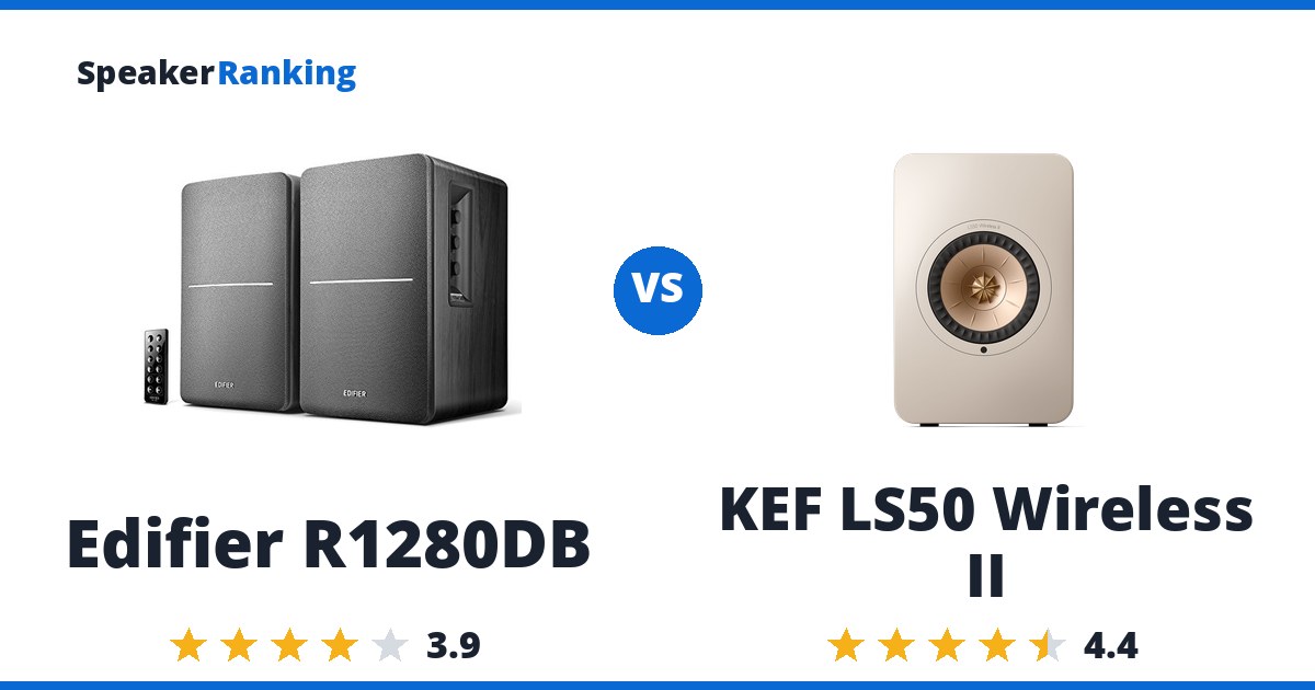 Edifier R1280DB vs KEF LS50 Wireless II