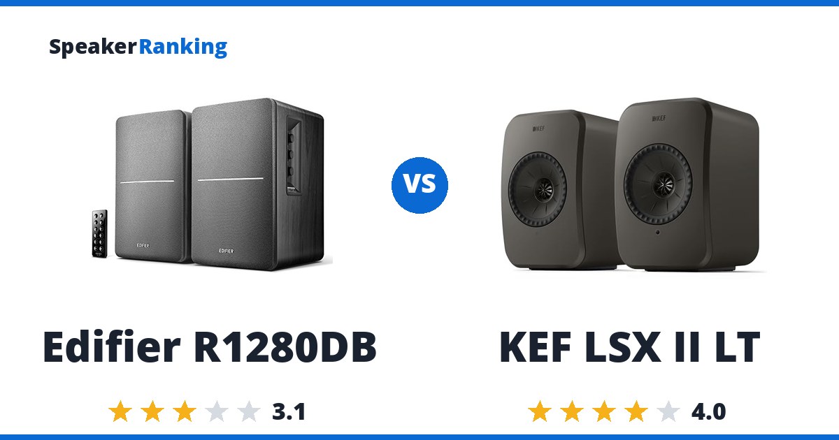 Edifier R1280DB vs KEF LSX II LT