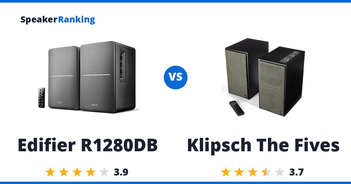 Edifier R1280DB vs Klipsch The Fives