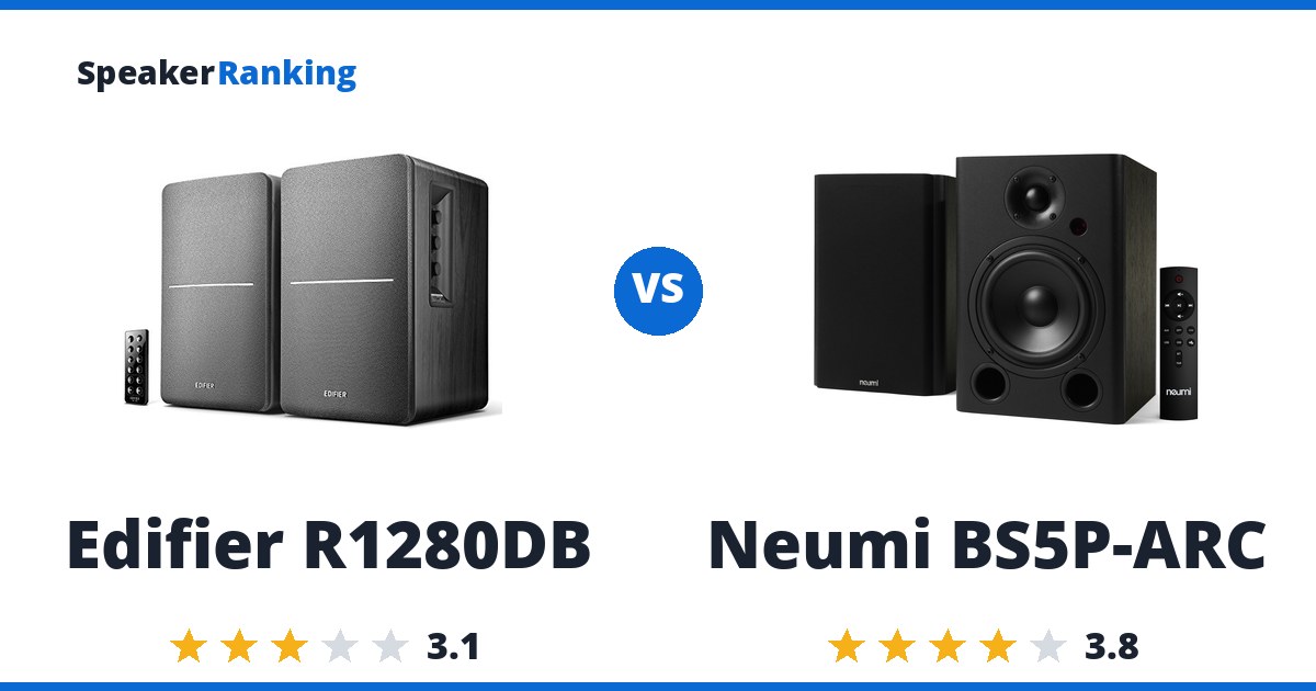 Edifier R1280DB vs Neumi BS5P-ARC