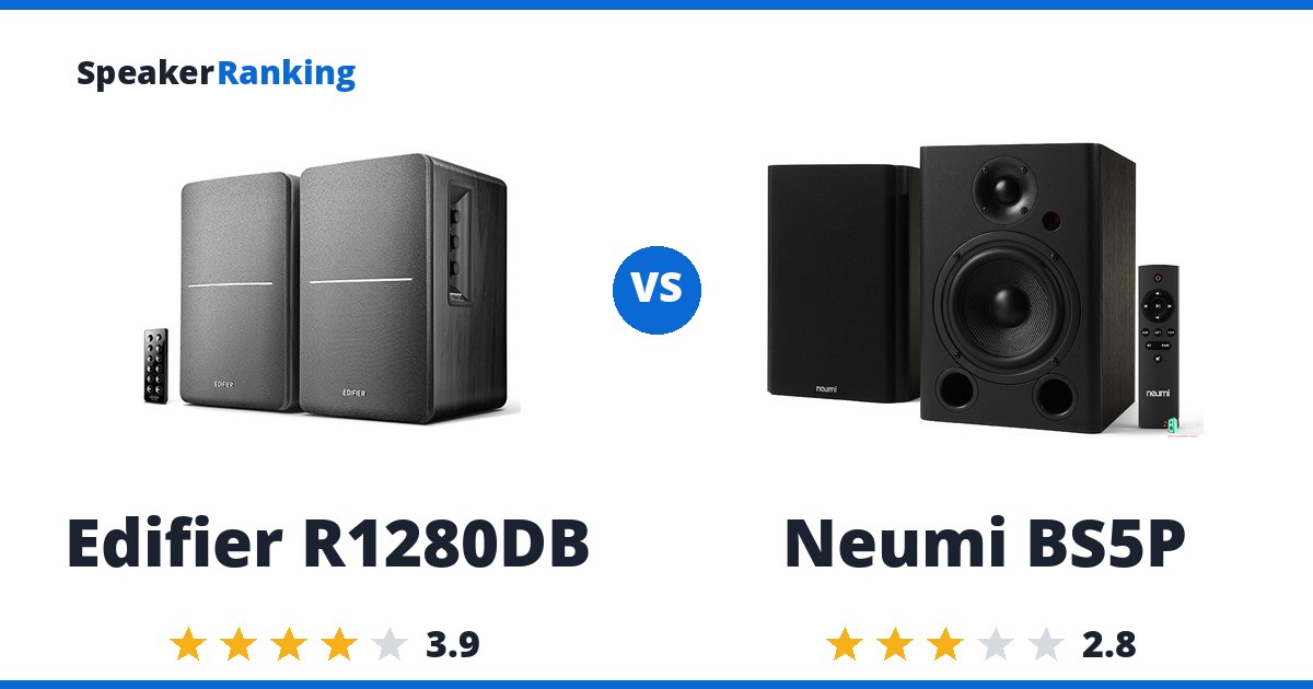 Edifier R1280DB vs Neumi BS5P