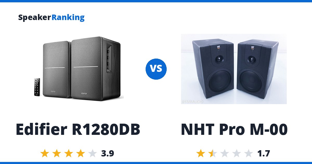 Edifier R1280DB vs NHT Pro M-00