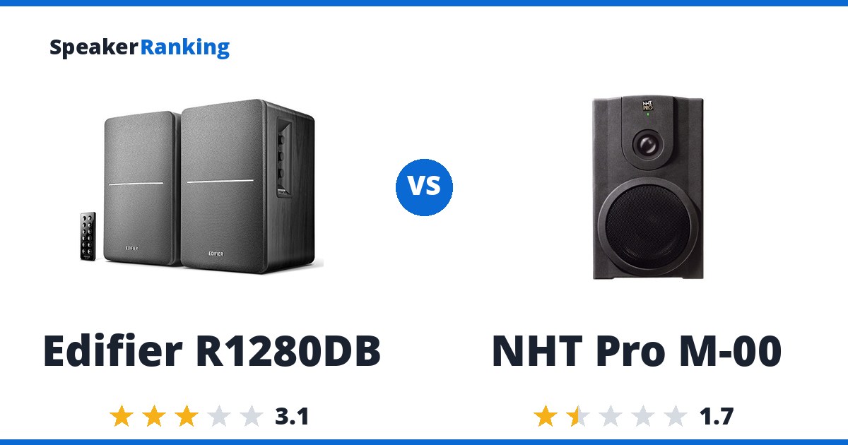 Edifier R1280DB vs NHT Pro M-00