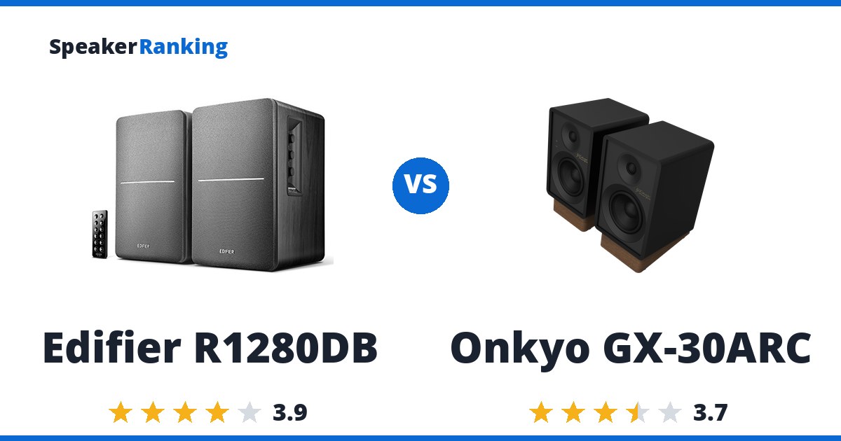 Edifier R1280DB vs Onkyo GX-30ARC