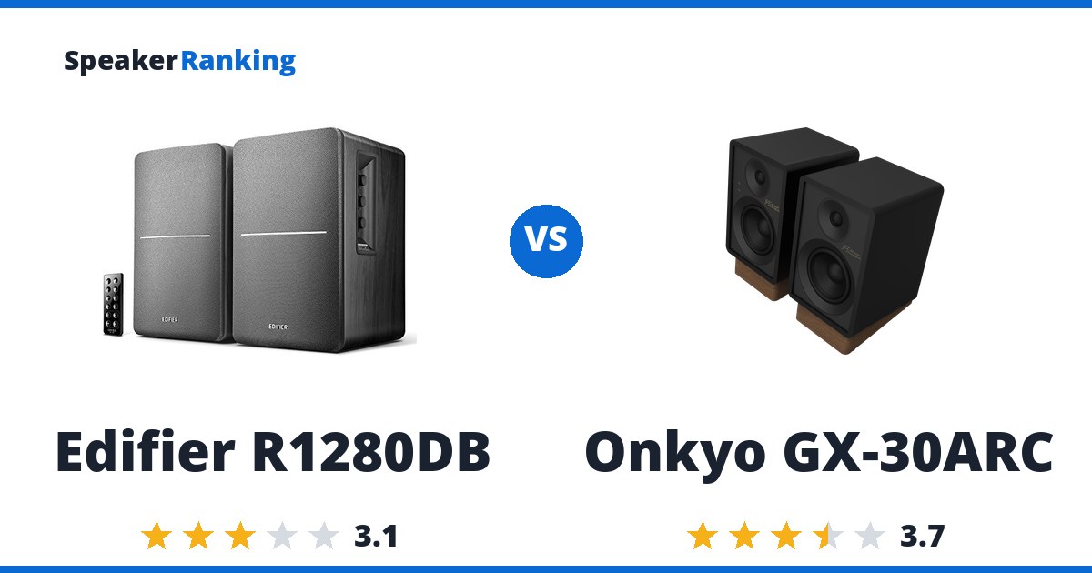 Edifier R1280DB vs Onkyo GX-30ARC