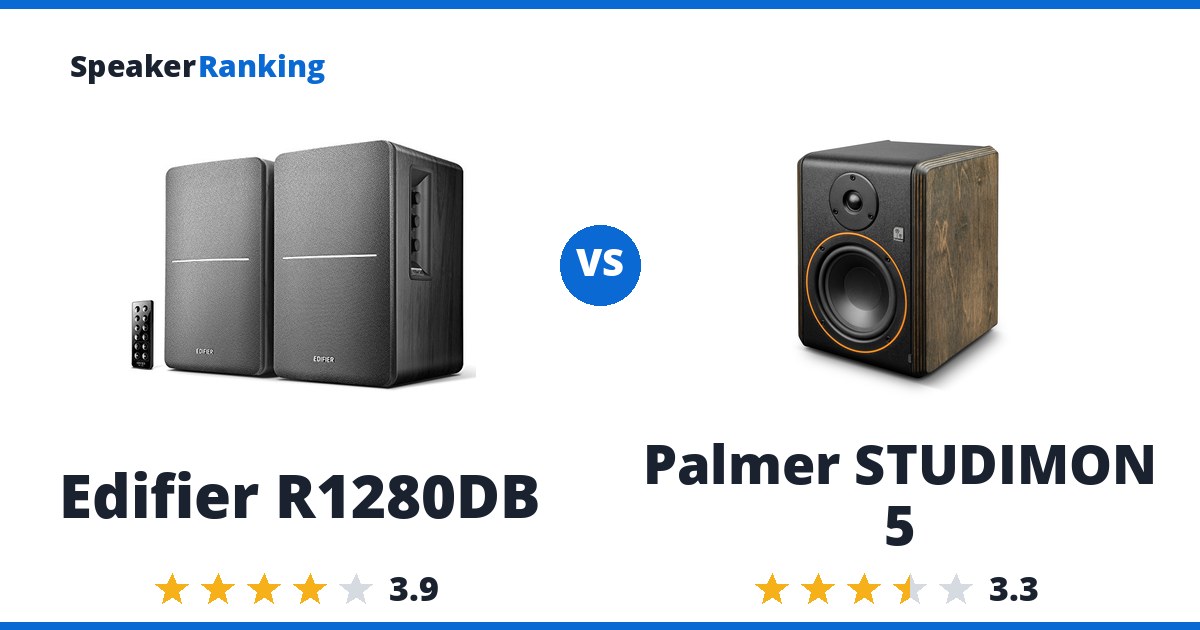 Edifier R1280DB vs Palmer STUDIMON 5