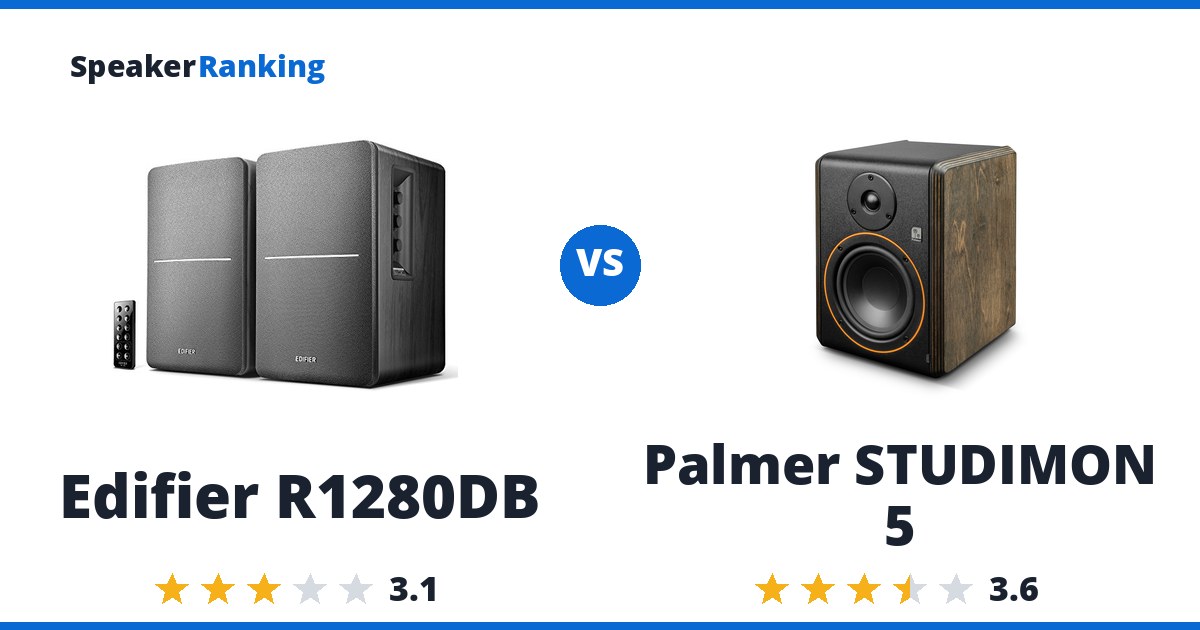 Edifier R1280DB vs Palmer STUDIMON 5