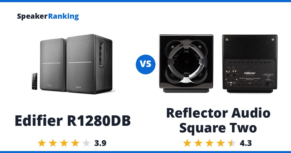 Edifier R1280DB vs Reflector Audio Square Two