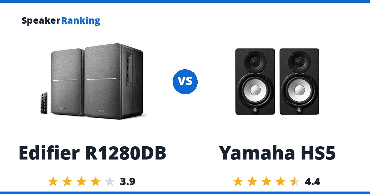 Edifier R1280DB vs Yamaha HS5