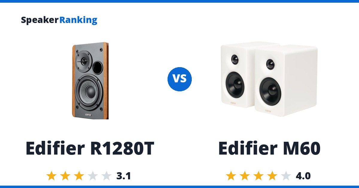 Edifier R1280T vs Edifier M60