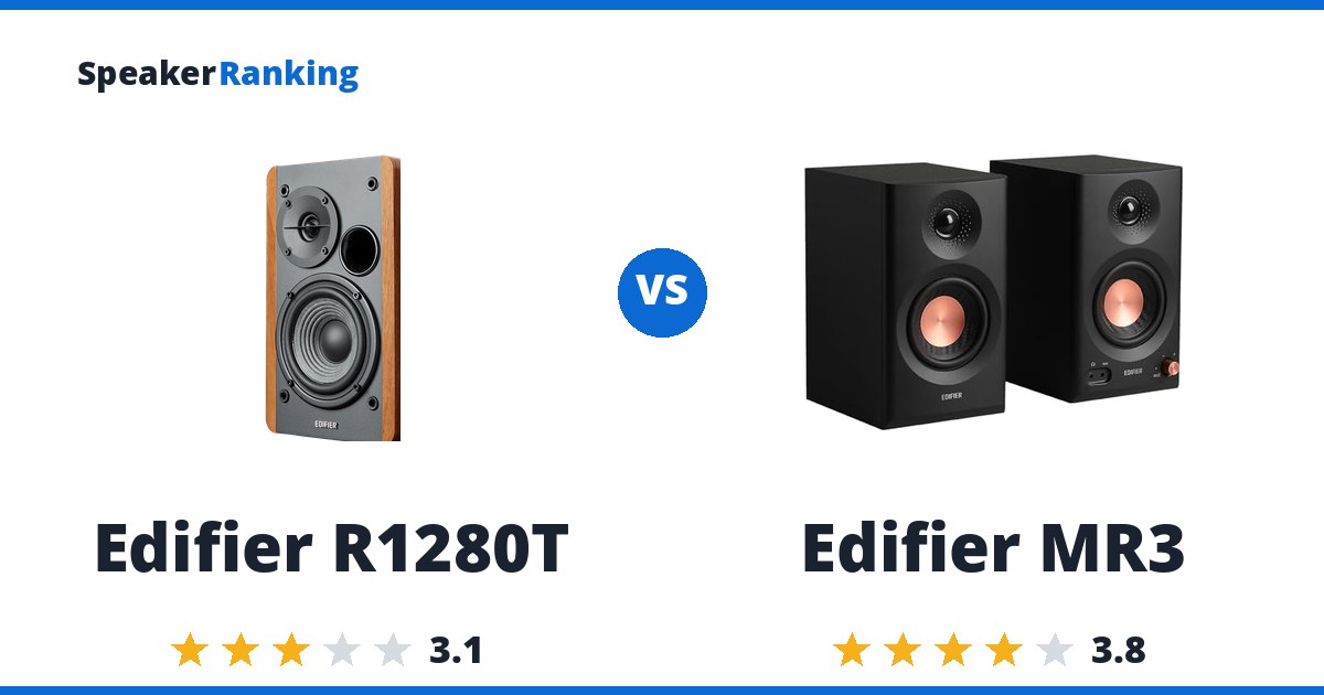 Edifier R1280T vs Edifier MR3