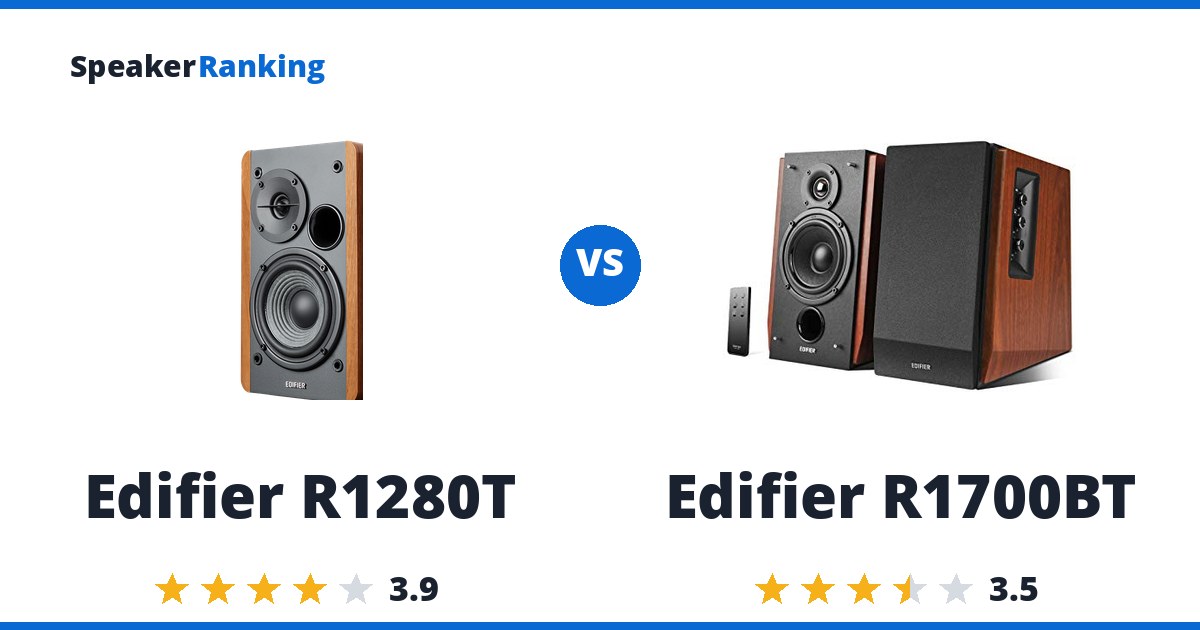 Edifier R1280T vs Edifier R1700BT