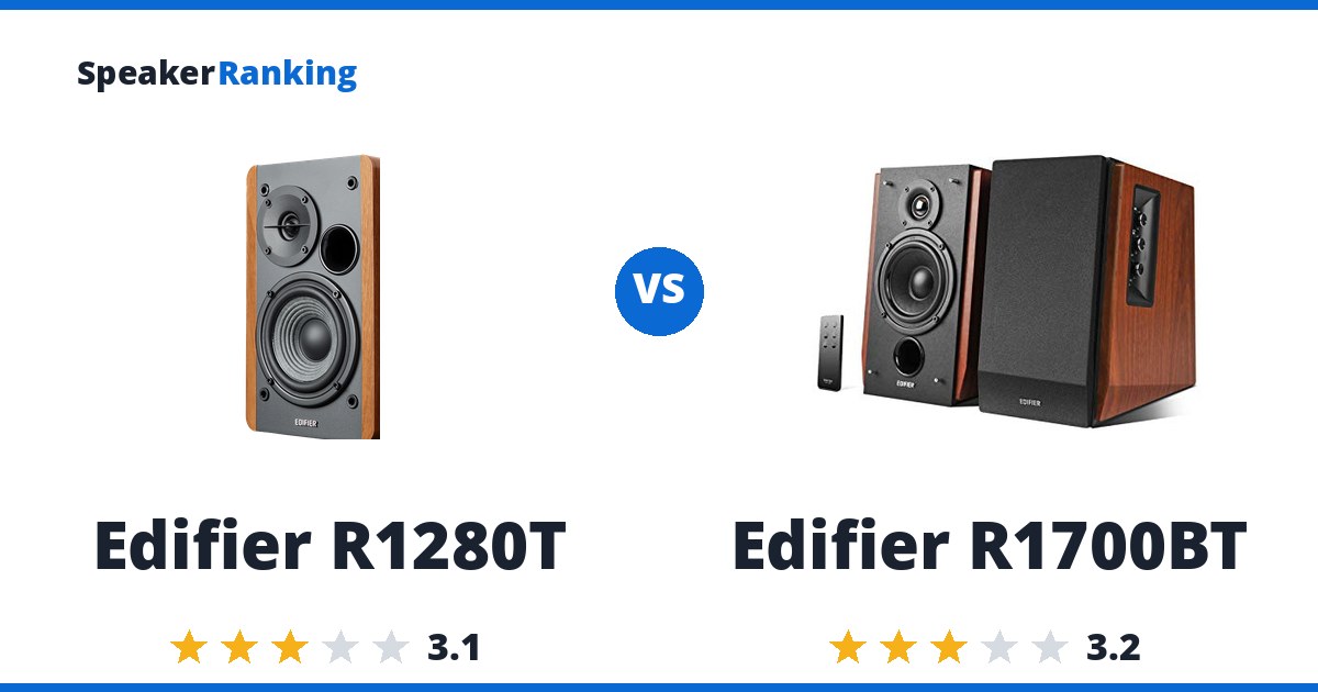 Edifier R1280T vs Edifier R1700BT