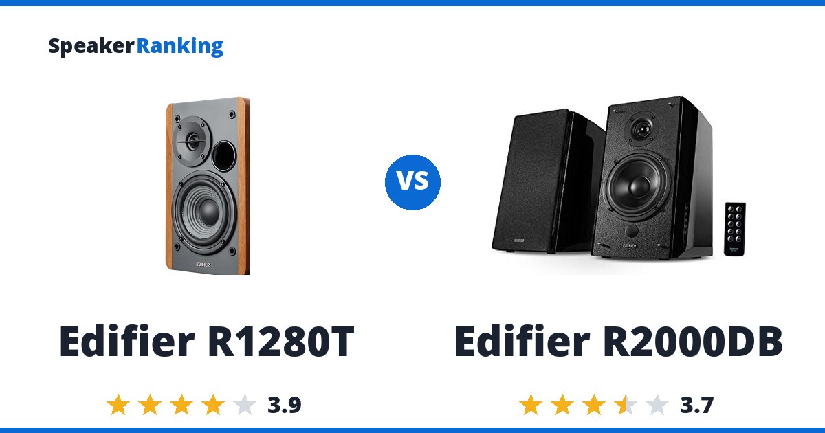 Edifier R1280T vs Edifier R2000DB