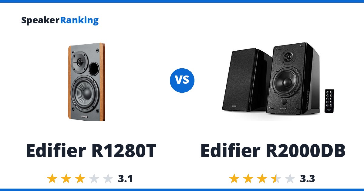 Edifier R1280T vs Edifier R2000DB