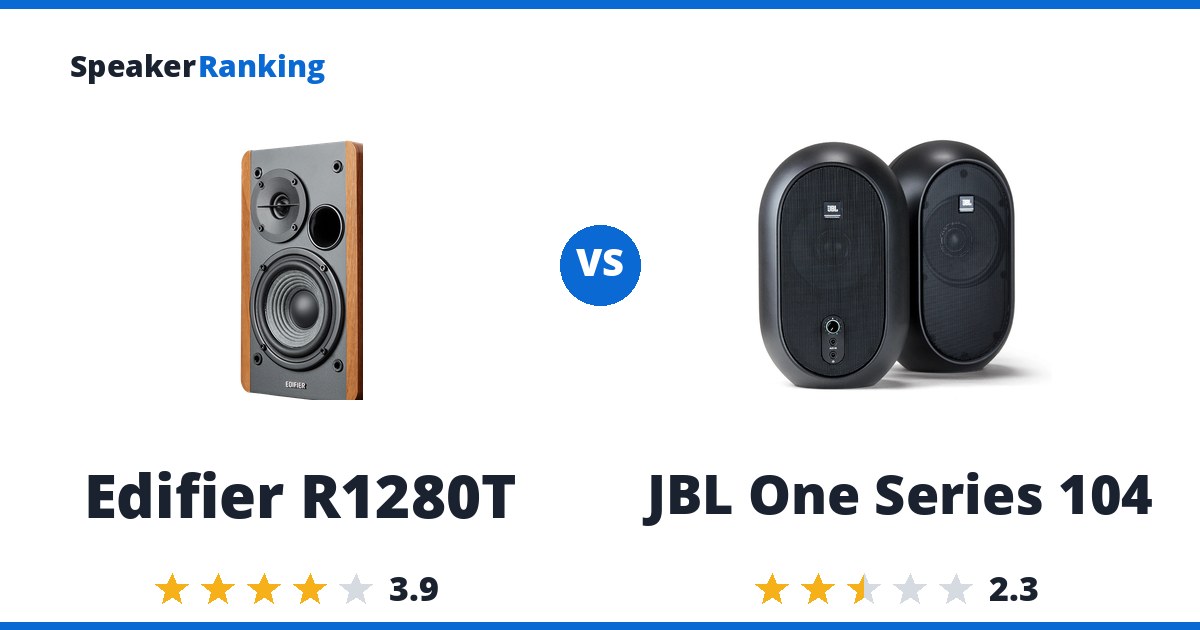 Edifier R1280T vs JBL One Series 104