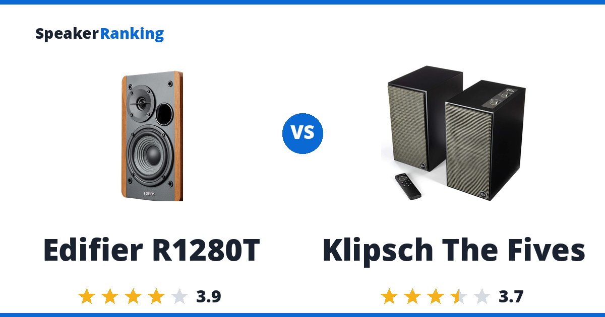 Edifier R1280T vs Klipsch The Fives