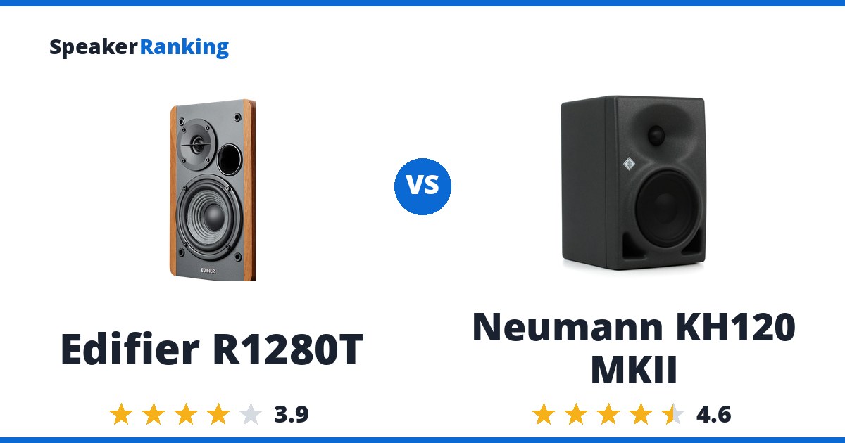 Edifier R1280T vs Neumann KH120 MKII