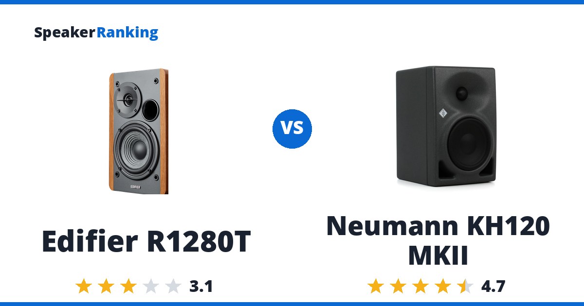 Edifier R1280T vs Neumann KH120 MKII