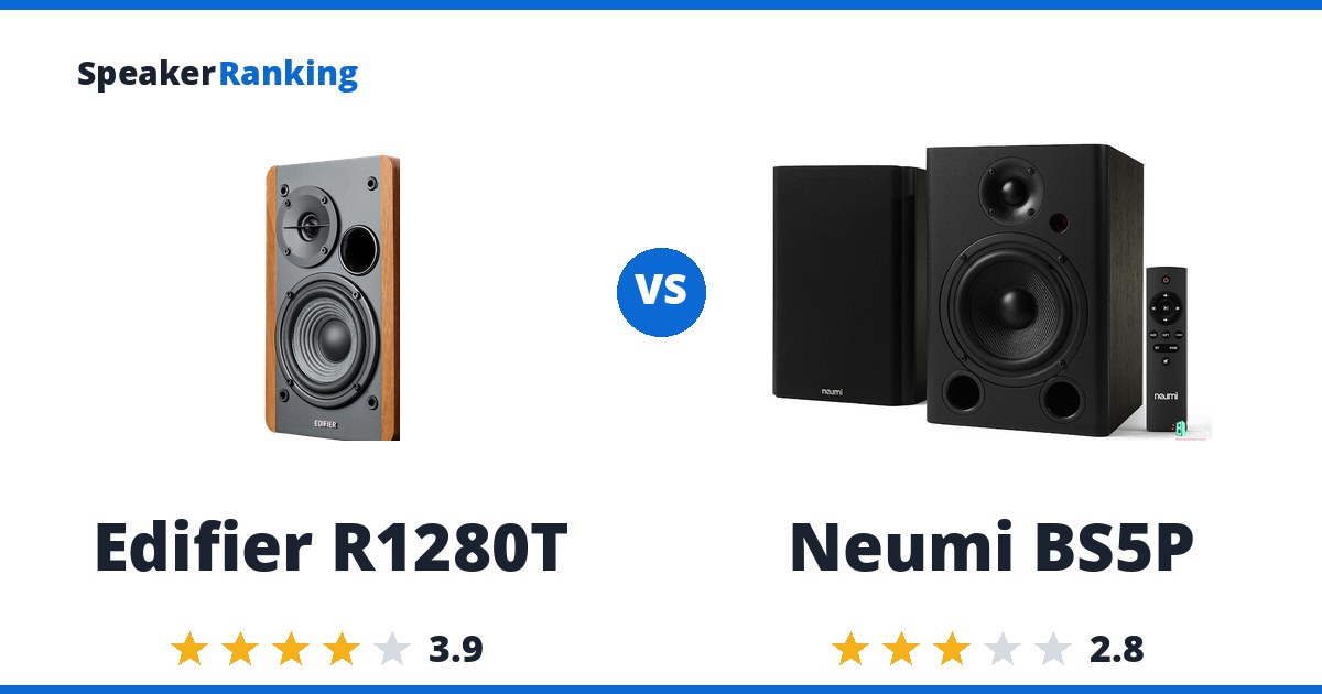 Edifier R1280T vs Neumi BS5P