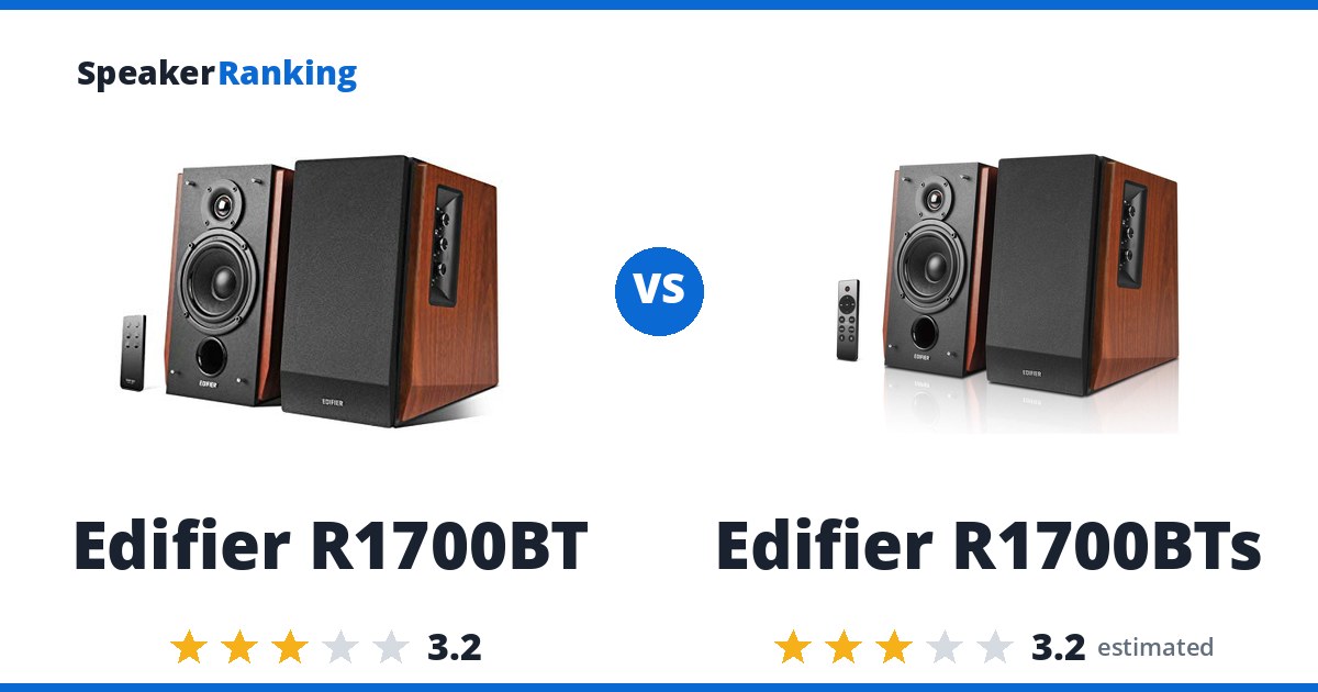 Edifier R1700BT vs Edifier R1700BTs