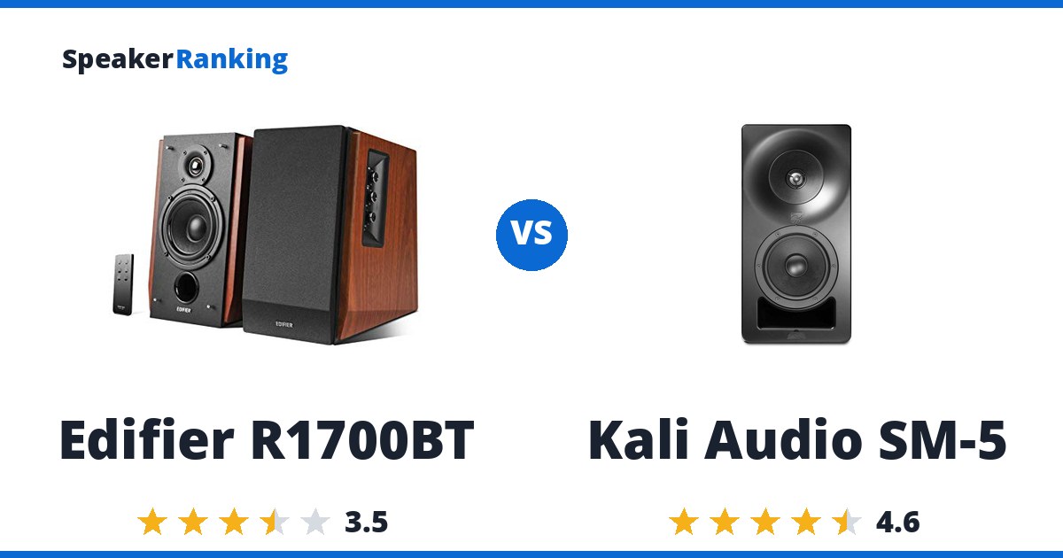 Edifier R1700BT vs Kali Audio SM-5
