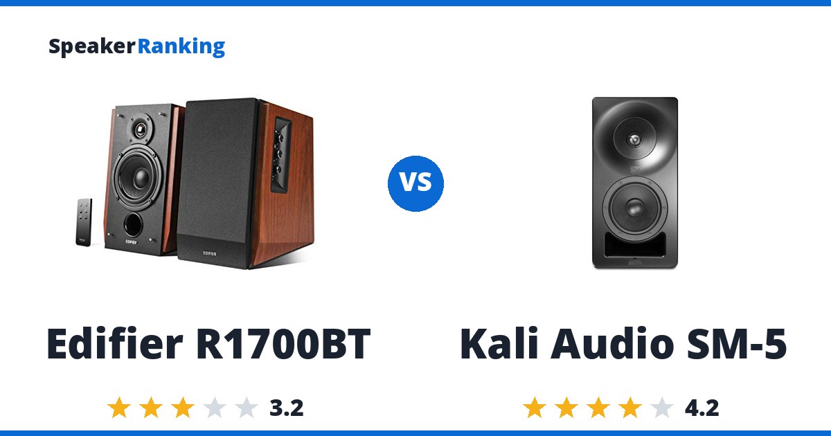 Edifier R1700BT vs Kali Audio SM-5
