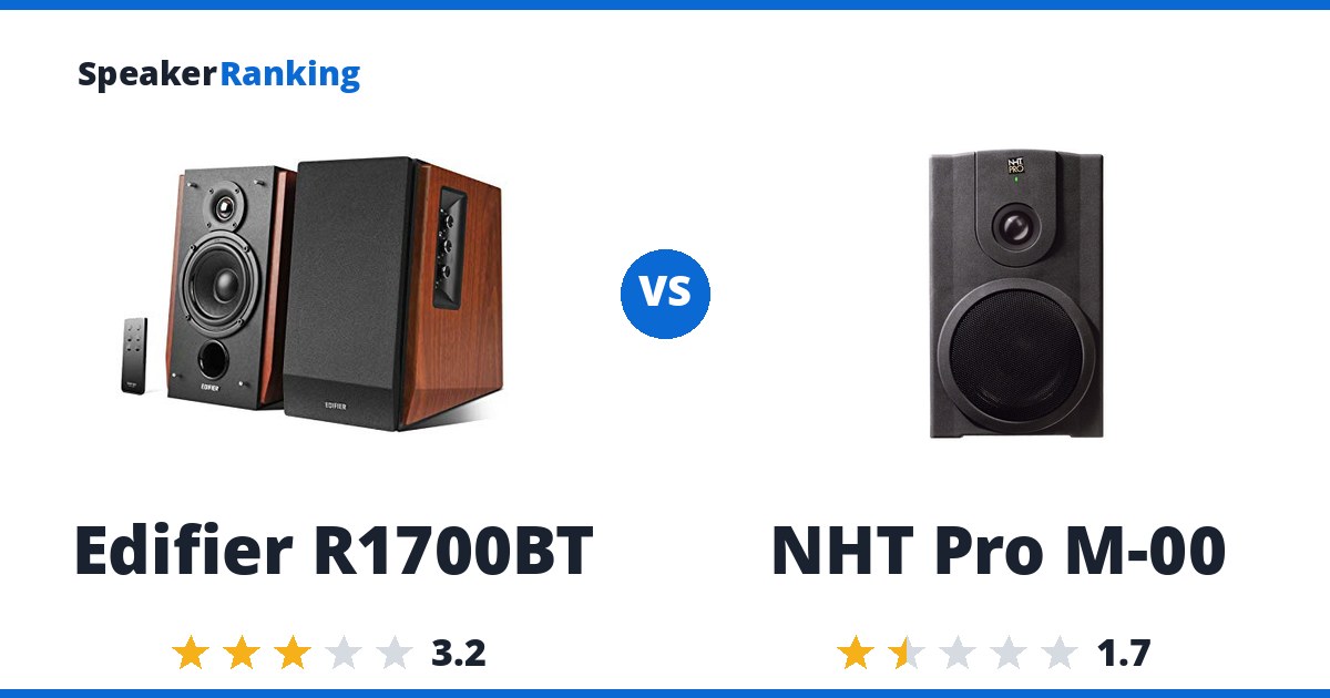 Edifier R1700BT vs NHT Pro M-00