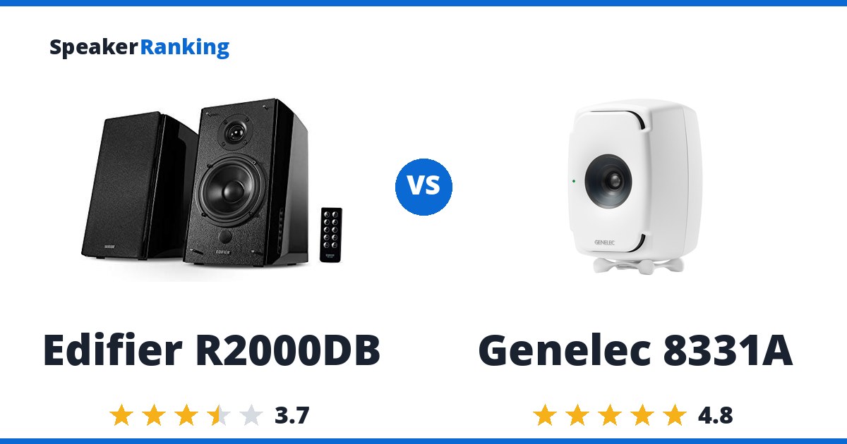 Edifier R2000DB vs Genelec 8331A