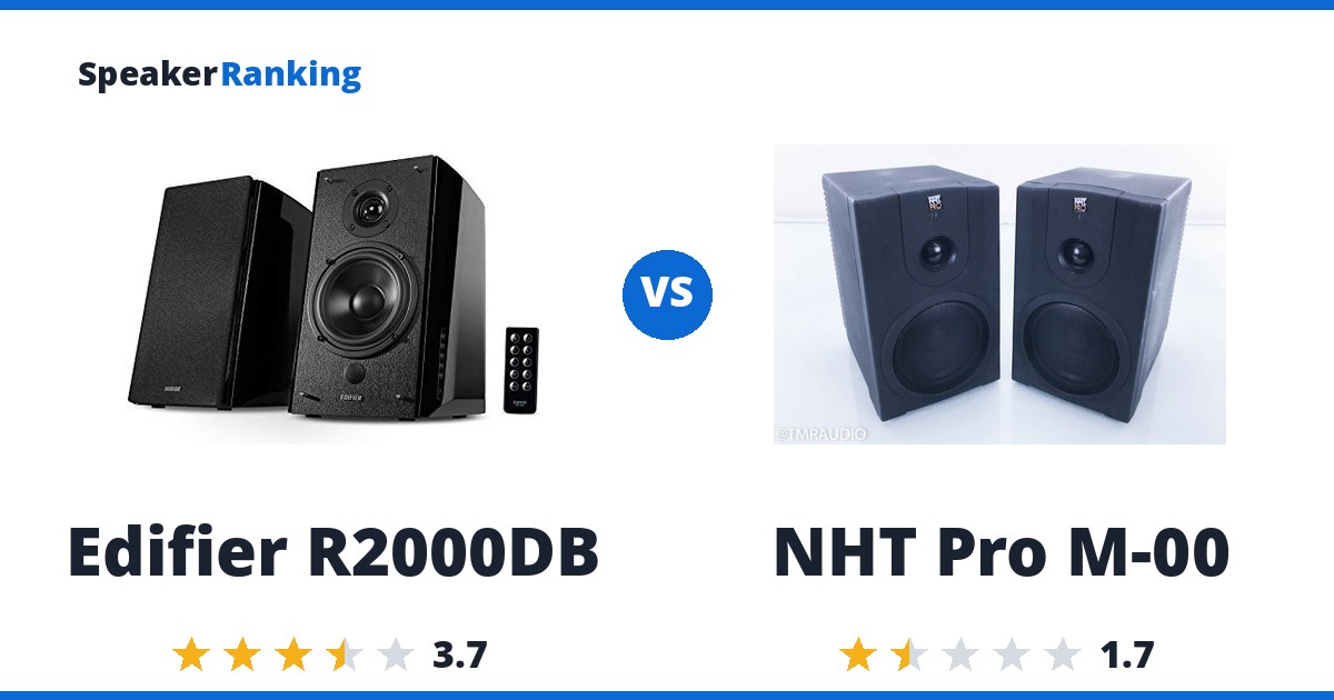 Edifier R2000DB vs NHT Pro M-00