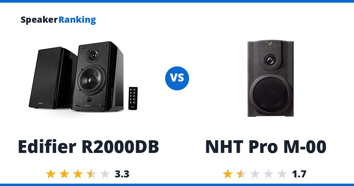 Edifier R2000DB vs NHT Pro M-00