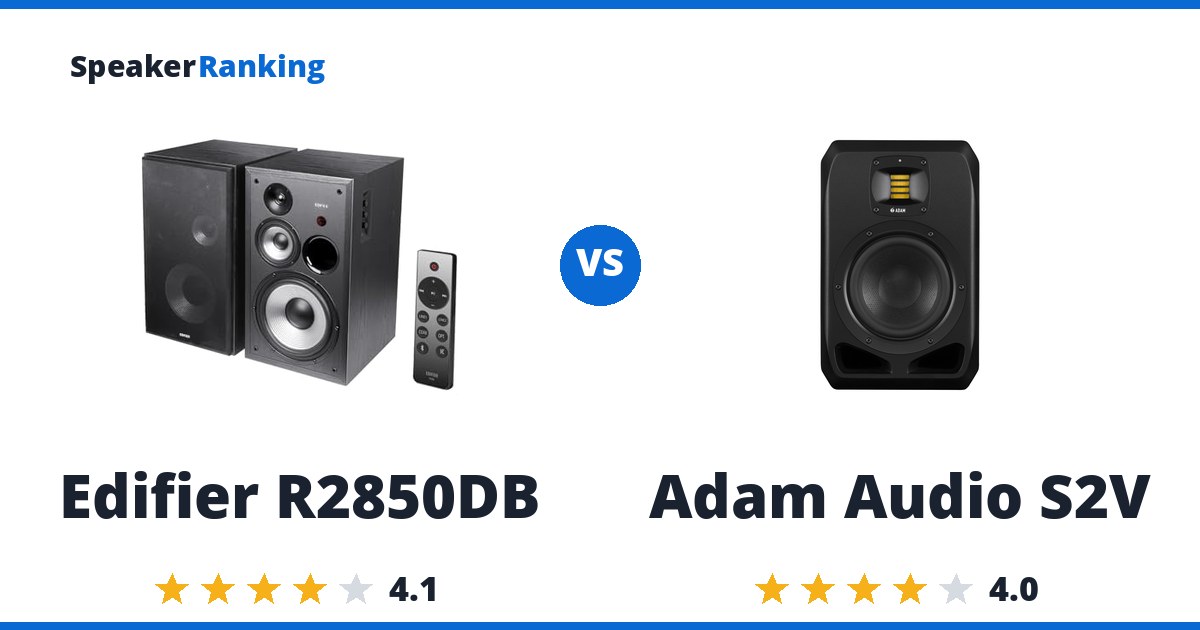 Edifier R2850DB vs Adam Audio S2V