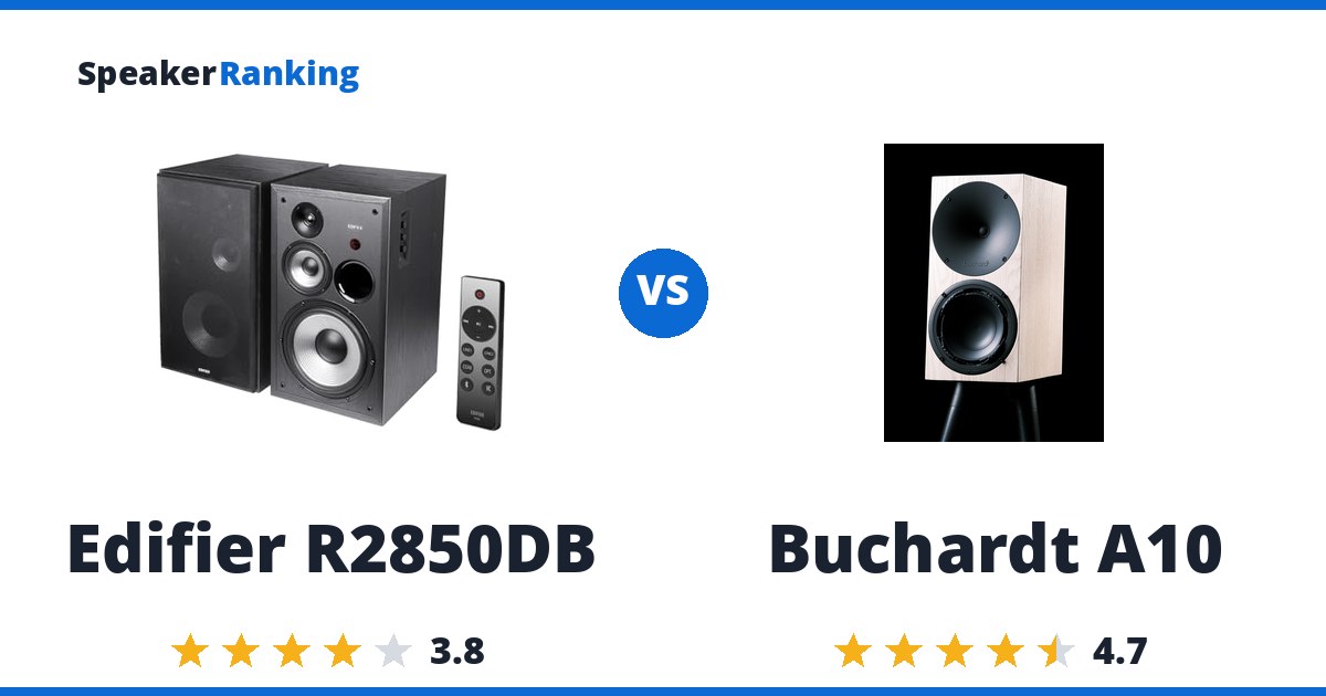 Edifier R2850DB vs Buchardt A10