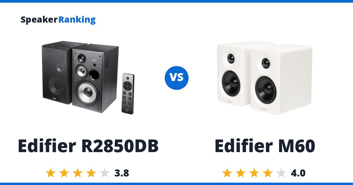 Edifier R2850DB vs Edifier M60